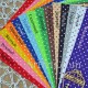 Фетр в белый, красный горошек 15*30 см