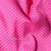 Ярко-розовый (hot pink) хлопок в мелкий горох
