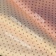 Ткань хлопок оттенки персикового в горошек