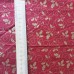 Хлопок золотой остролист на темно-красном Joann Fabric