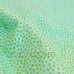 Ткань оливковые горошки на ментоловом фоне