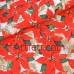 Ткань Пуансеттия и золотой остролист (Poinsettia)